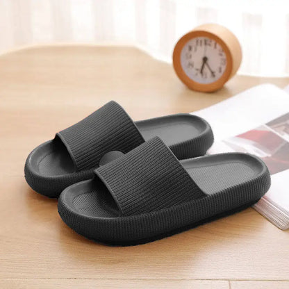 Thick Platform Bathroom Home Slippers Women Fashion Soft Sole EVA Indoor Slides Woman Sandals 2025 Summer Non-slip Flip Flops