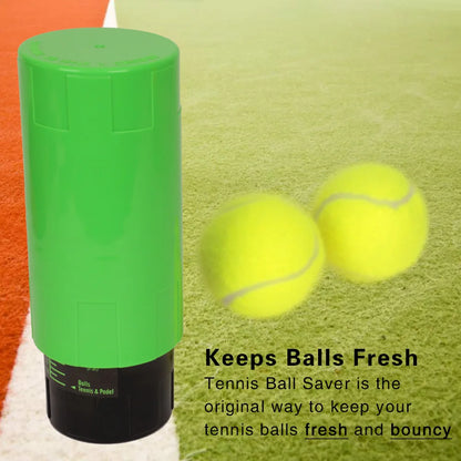 Tennis Ball Saver - Pressurized Tennis Ball Storage That Keeps Balls Bouncing Like New