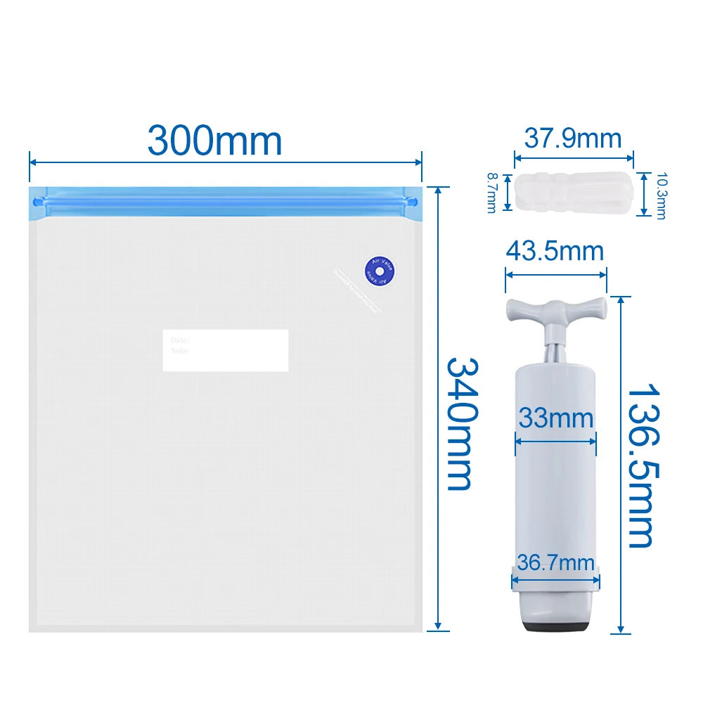 PLA ABS TPU PETG Filament Vacuum Bag With Handle Air Pump 3D Printer Filaments Storage Bag Dryer Keep 3D Printing Accessories