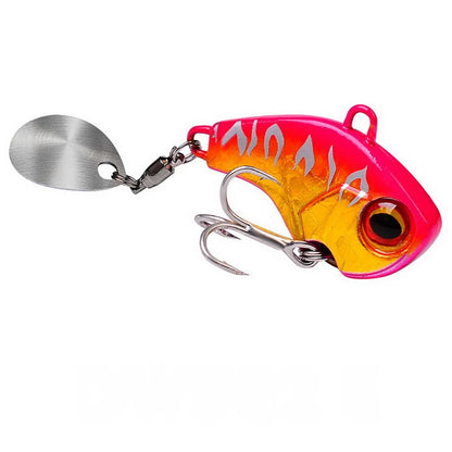 Fishing Lures Wobble Rotating Metal Vib Vibration Bait Winter Fishing 6g 15g 28g Artificial Hard Baits Spinner Spoon Lure Pesca