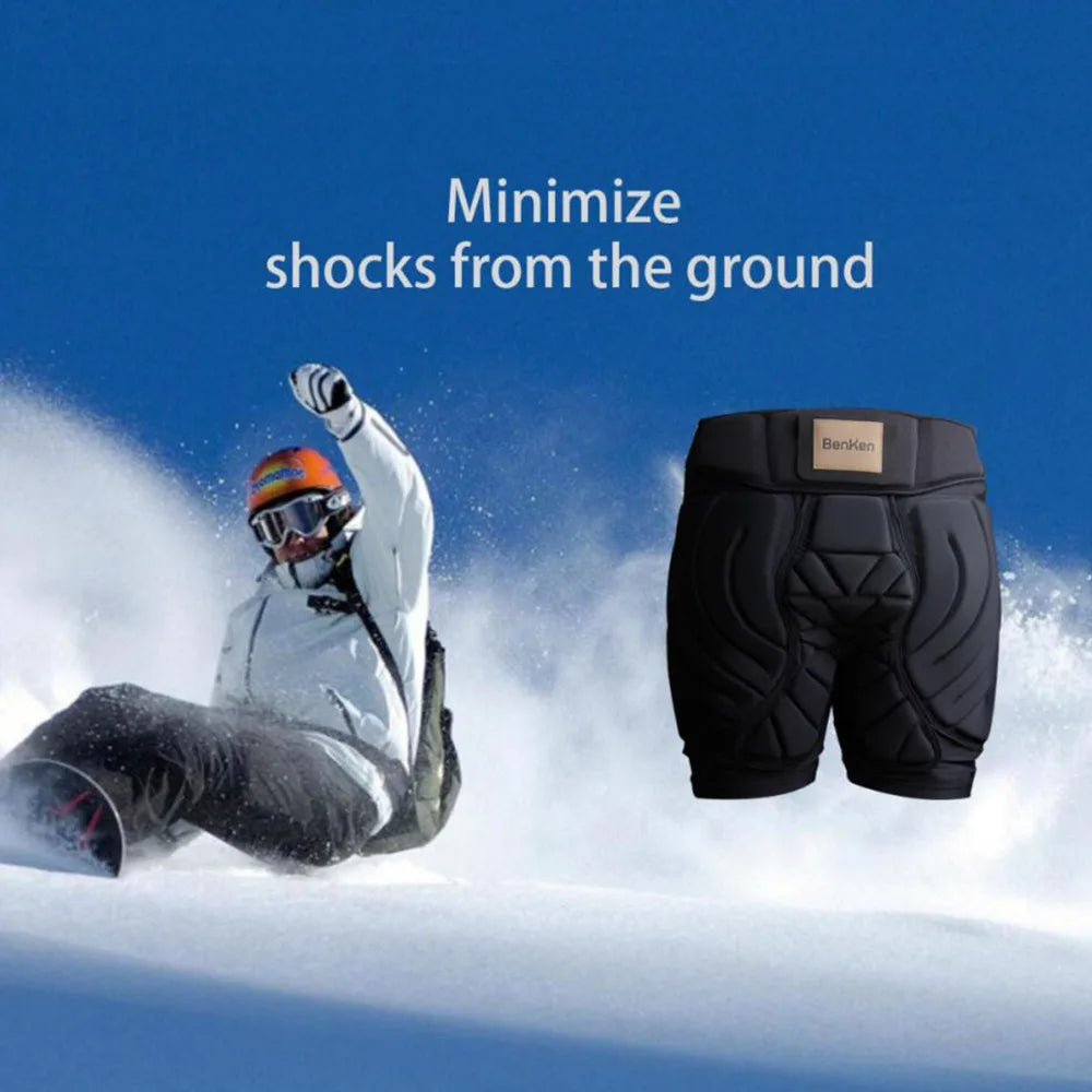 BenKen Ski Butt Pants Hip Protection Butt Guard for Skateboarding Skiing Riding Cycling Snowboarding Overland Racing Armor Pads