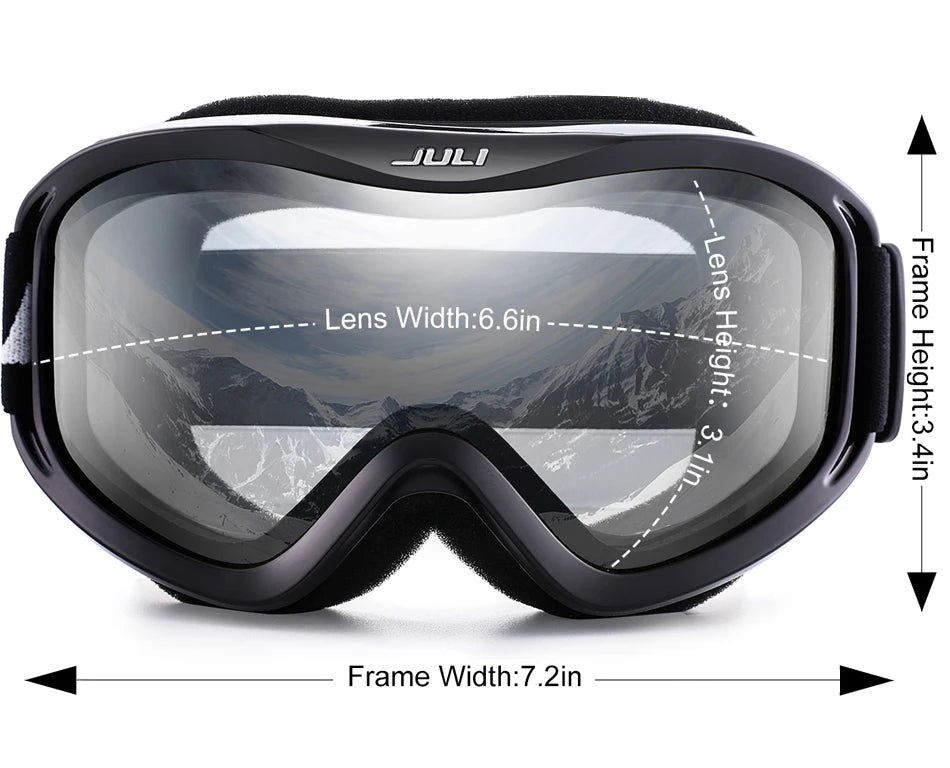 Ski Goggles for Men Women,Winter Snow Sports with Anti-fog Double Lens Mask Glasses Snowboard Snowmobile