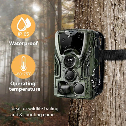 Trail Hunting Camera With 5000Mah Lithium Battery 16MP  HC801ALI 1080P IP65 Waterproof Photo Traps 0.3s Wild Surveillance