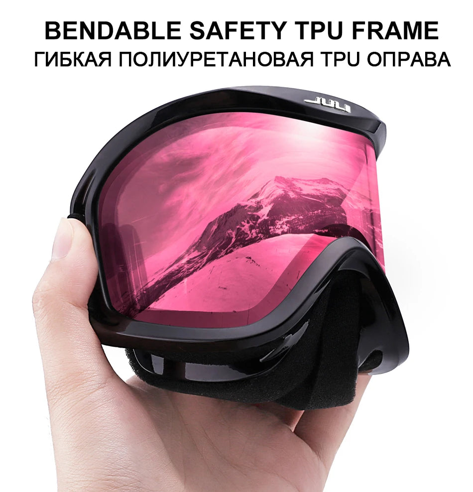 Ski Goggles for Men Women,Winter Snow Sports with Anti-fog Double Lens Mask Glasses Snowboard Snowmobile