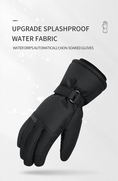 COPOZZ Men Women Ski Gloves Ultralight Waterproof Winter Warm Gloves Snowboard Gloves Motorcycle Riding Snow Windproof Gloves