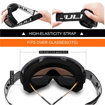 Ski Goggles for Men Women,Winter Snow Sports with Anti-fog Double Lens Mask Glasses Snowboard Snowmobile