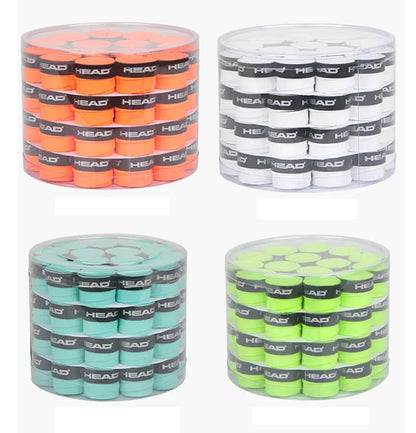 6 Pieces Original HEAD Overgrip Anti Slip Tennis Racket Sweatband Grips Padel Shock Absorption Grip Tape Training Accessories