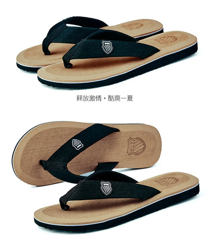 New Sandals Shoes Men Summer Men Flip Flops High Quality Beach Sandals Anti-slip Zapatos Hombre Casual Shoes Man Slippers