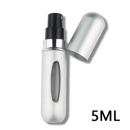 Portable Travel 5ml Bottom Charge Perfume Refillable Bottle Liquid Container For Cosmetics Spray Bottling Dispenser Press Head