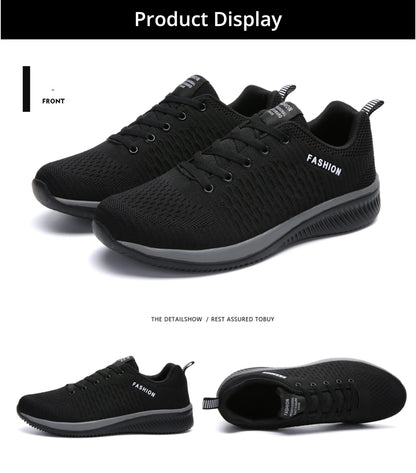 Men Running Sneakers Women Lightweight Sport Shoes Classical Mesh Breathable Casual Shoes Male Fashion Moccasins Sneaker