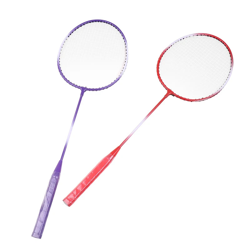 Professional Badminton Rackets Shuttlecocks and Carrying Bag Set Double Badminton Racquet Set Indoor Outdoor Speed Sports