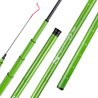 Sougayilang Carp Fishing Rod 2.7/3.6/4.5/5.4M Hard Carbon Fiber Portable Ultra Light Telescopic Pole Max Drag 5Kg Fishing Tools