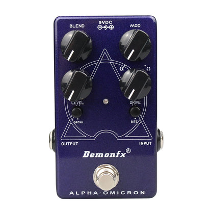 Demonfx High quality Guitar Effect Pedal Wah Distortion Overdrive Delay Reverb Compressor Booster Pedal