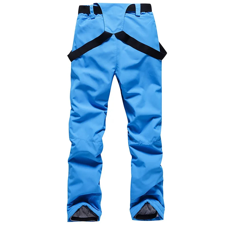 New Men and Women Winter Outdoor Ski Pants Windproof Waterproof Warm Breathable Snowboarding Pants Snow Sports Bibs Pants