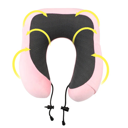 Soft Travel Pillow U Shaped Travel Healthcare Memory Foam Neck Cervical Airplane Pillow Neck Cushion