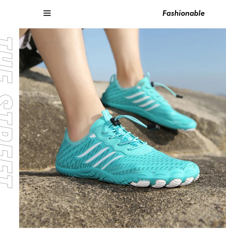 Water Shoes for Women Men Barefoot Shoes Upstream Breathable Beach Shoes Sport Shoe Quick Dry River Sea Aqua Shoes Sneakers