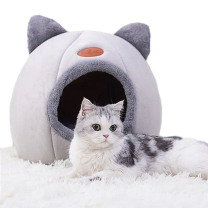 New Deep Sleep Comfort In Winter Cat Bed Iittle Mat Basket Small Dog House Products Pets Tent Cozy Cave Nest Indoor Cama Gato