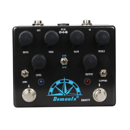 Demonfx High quality Guitar Effect Pedal Wah Distortion Overdrive Delay Reverb Compressor Booster Pedal