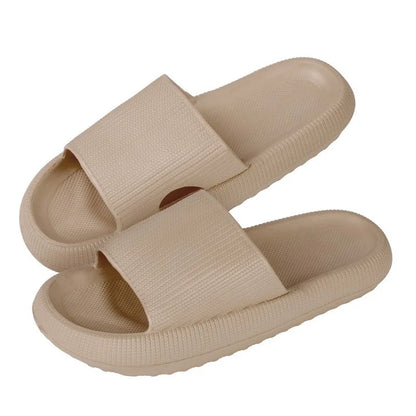 Cloud Slippers For Men Flip Flops Beach Sandals Bathroom Non-Slip Slides Men Women Slippers Indoor House Shoes Male Slipper