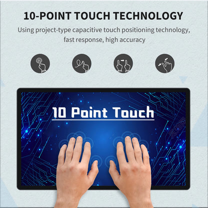 TouchWo 21.5 27 32 Inch Hdmi Touch Screen Pc Touchscreen Monitor Android11/Window 10 Tablet Industrial All In One Pc With Wifi