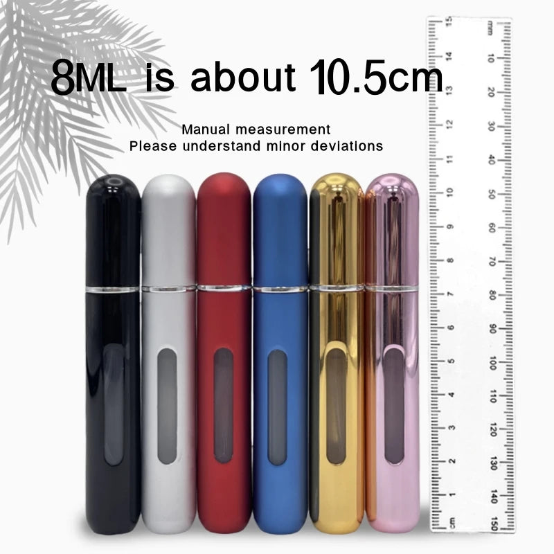 Refillable Mini Perfume Bottle Portable Cosmetic Bottle Spray Bottle Atomizer Spray Container Travel Refillable Bottles 8ml /5ml