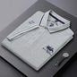 New Summer Korean  Embroidered Polo Shirt Men's Luxury Top Casual Lapel Short Sleeve T-shirt Fashion Anti-wrinkle Men T Shirt