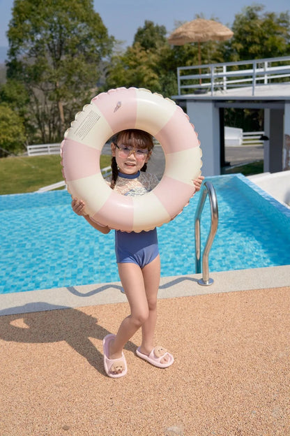 Rooxin Donut Swimming Ring Inflatable Pool Float for Teen Kids Swimming Circle Baby Swim Tube Water Play Swimming Pool Toys