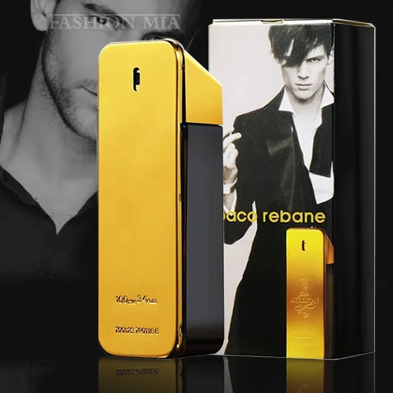 100ml(3.4oz) Million Gold Man Original Perfume Fragrance Pheromone Perfum Masculine Men Long-Lasting Body Spray Cologne Perfumes