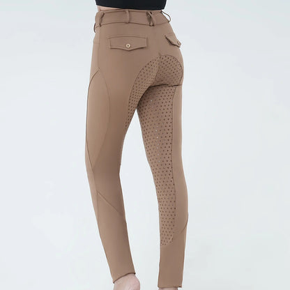 Women's Horse Riding Pants Full-Seat Breeches Equestrian Schooling Tights Outdoor Sportswear Knight Equipment Clothes