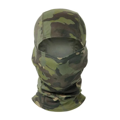 Camouflage Outdoor Riding Mask Outdoor Sun Protection Single Hole Quick Dry Mesh Mask