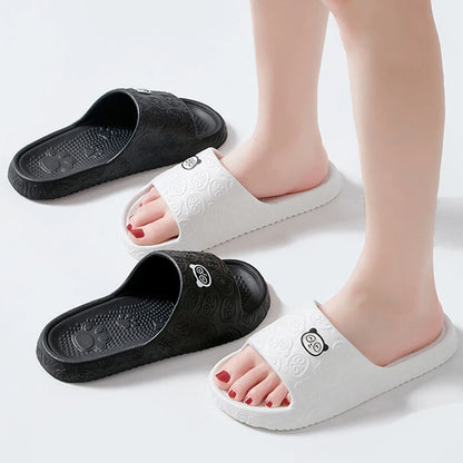 Eva Soft Sole Chunky Platform Slippers Women 2024 Summer Thick Sole Cloud Slides Beach Sandals Woman Non-Slip Outdoor Flip Flops