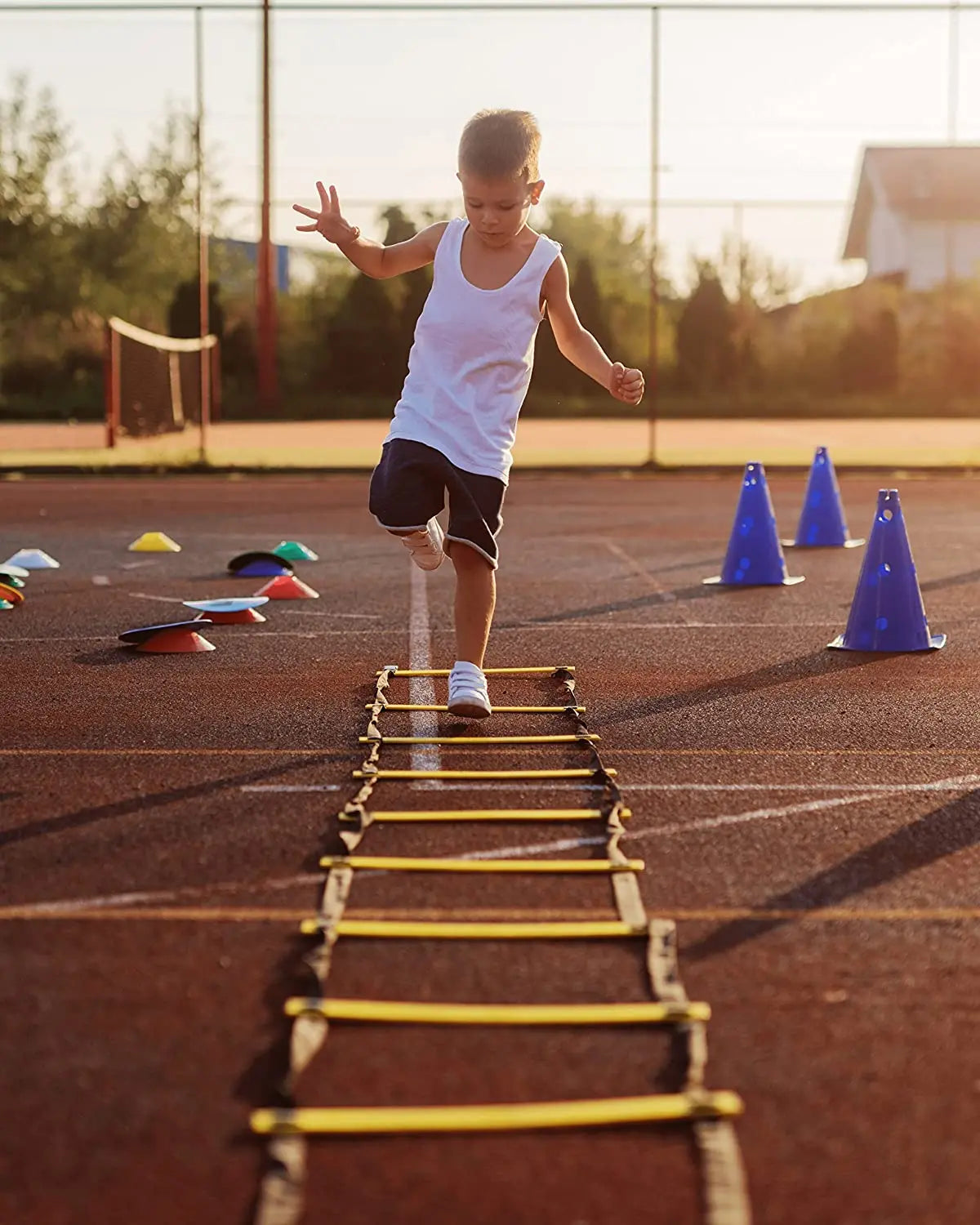 Agility Ladders Nylon Straps For Speed Training And Sports Flexibility Agility Football Training Energy Ladder Equipment