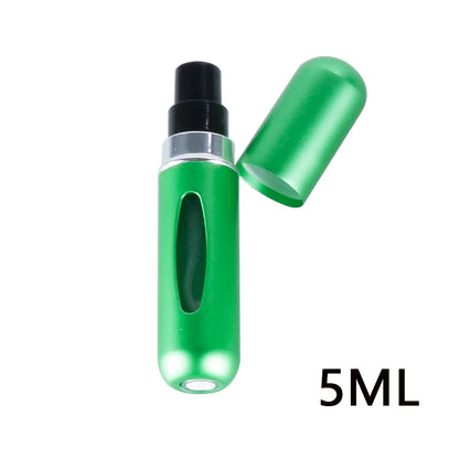 Portable Travel 5ml Bottom Charge Perfume Refillable Bottle Liquid Container For Cosmetics Spray Bottling Dispenser Press Head