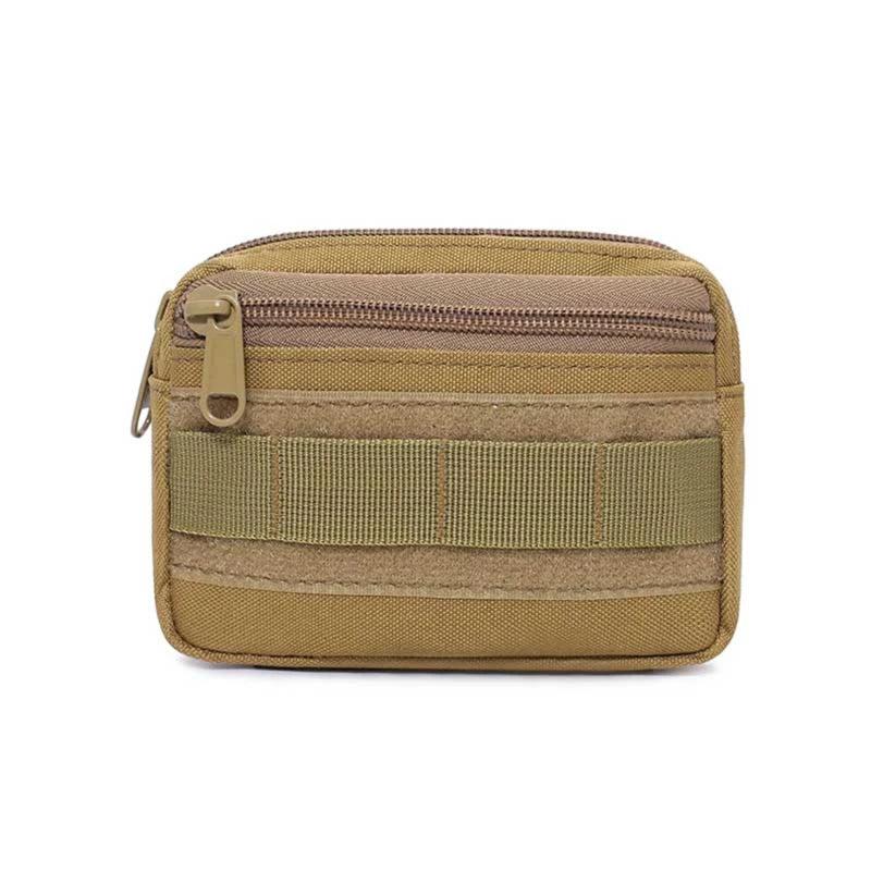 Double Layer EDC Pack Men Tactical Molle Waist Belt Oxford Hip Pouch Fanny Pack Camping Hunting Accessories Utility Bag