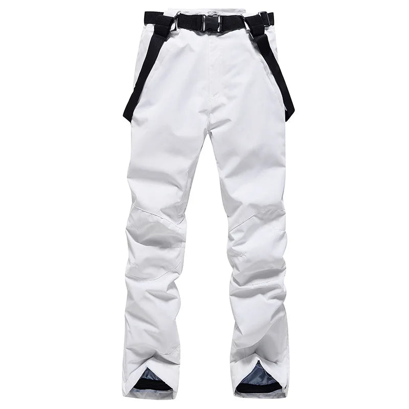 New Men and Women Winter Outdoor Ski Pants Windproof Waterproof Warm Breathable Snowboarding Pants Snow Sports Bibs Pants