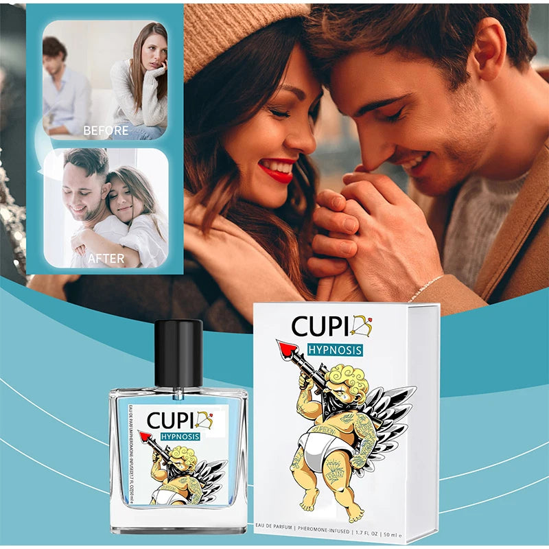 Cupid Hypnosis Perfume Pheromone Fragrance Of Man To Attract Women Long Lasting Cologne Flirting Scent Female Dating Body Mist