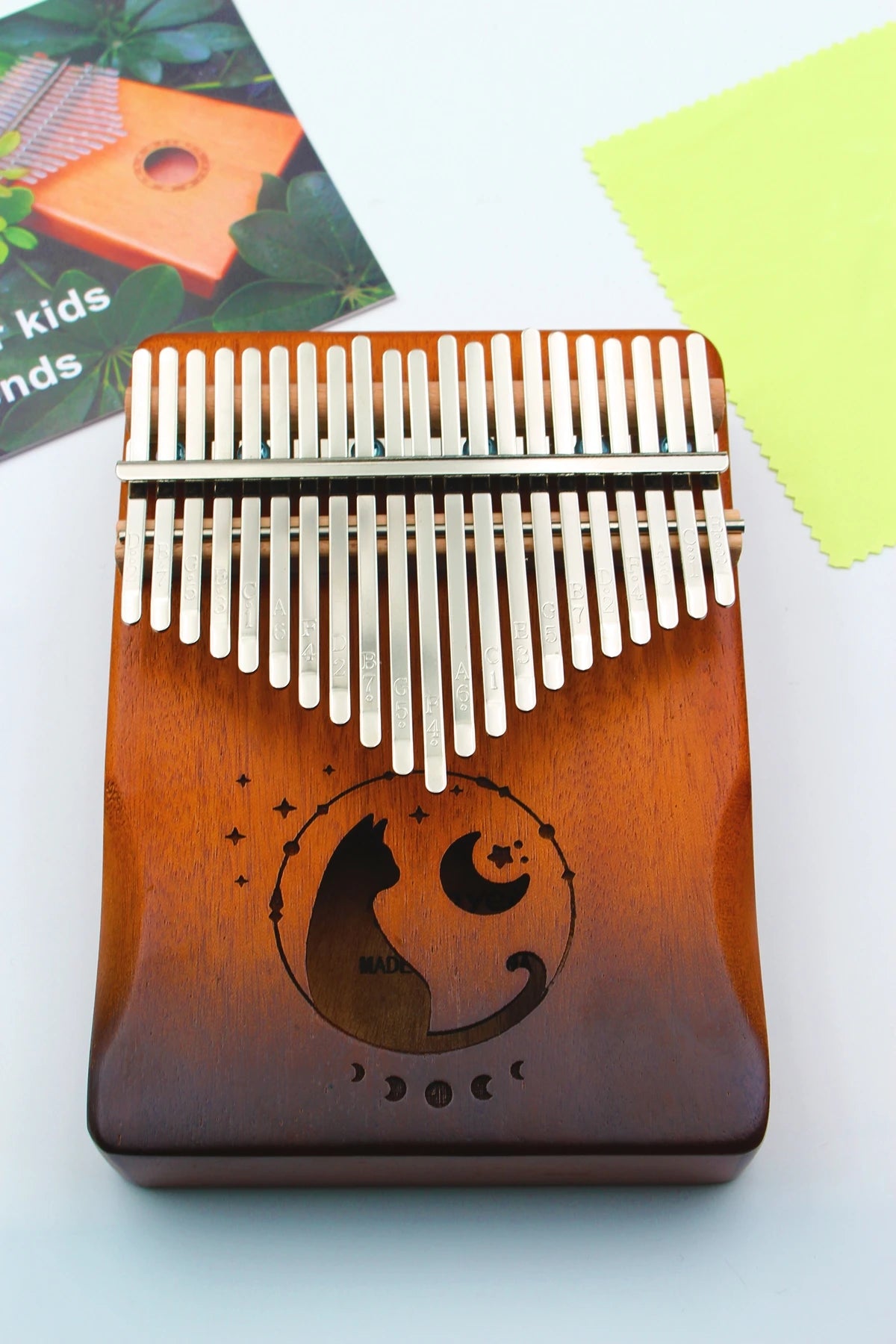 Kalimba Professional Thumb Piano Solid Wood Veneer 17/21 Keys Keyboard Musical Instrument Kalimba Thumb Piano Christmas Present