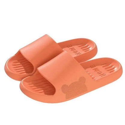 Soft Slippers Couples Home Outdoor Slipper Summer Women Bedroom Thick Bottom Shoes Beach Sandals Men Flip Flops Shower Shoes