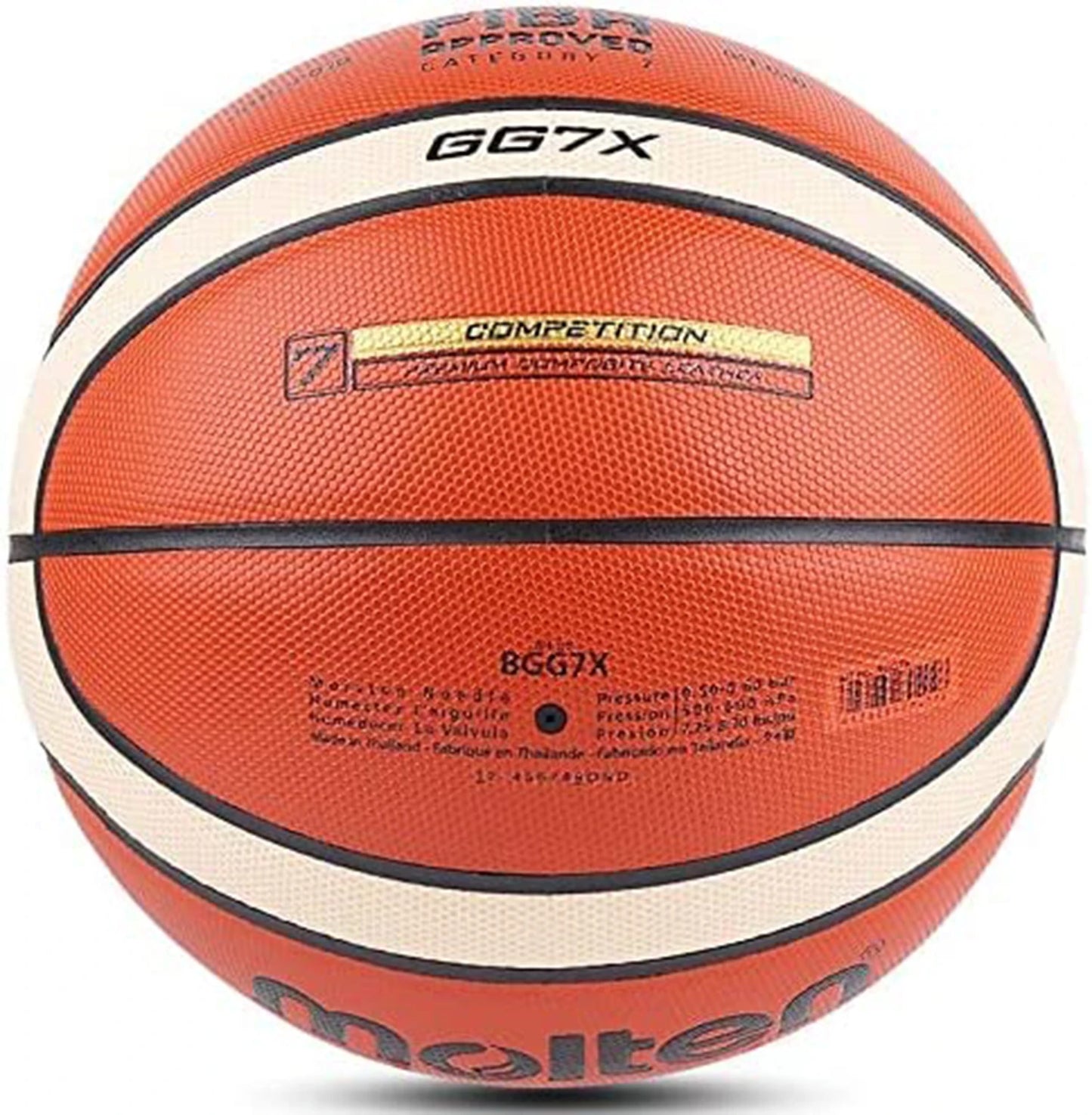 Molten Basketball Official Certification Competition Basketball Standard Ball Men's Women's Training Ball Team Basketball