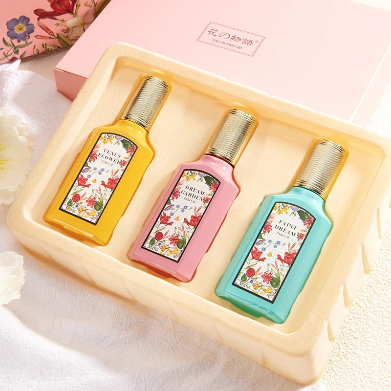 Floral Scent Perfume Gift Box 110ml Four Piece Set духи Lasting Fragrance Floral Scent Pheromone Eau De Parfum Floral Fragrance