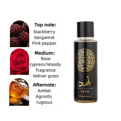 Original 250ml Arabian Vanilla Perfumes Women's Man Long Lasting Fragrance Pheromone Spray Perfume Eau De Parfum Men's & Women's