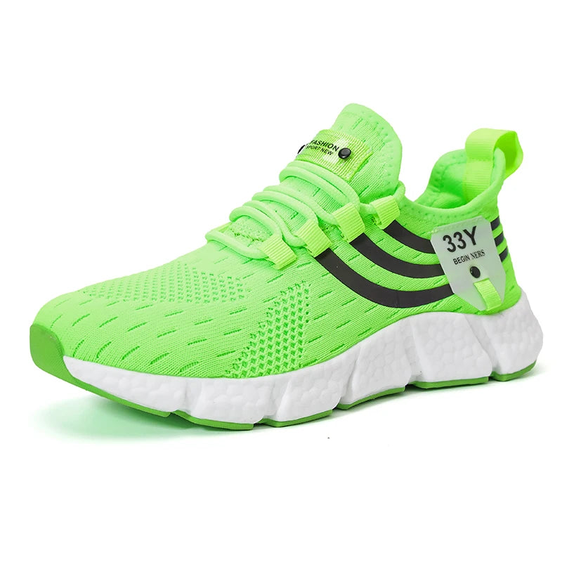 Men Casual Sneakers Summer Breathable Sport Shoes Lightweight Outdoor Mesh Running Shoes Athletic Jogging Tenis Walking Shoes