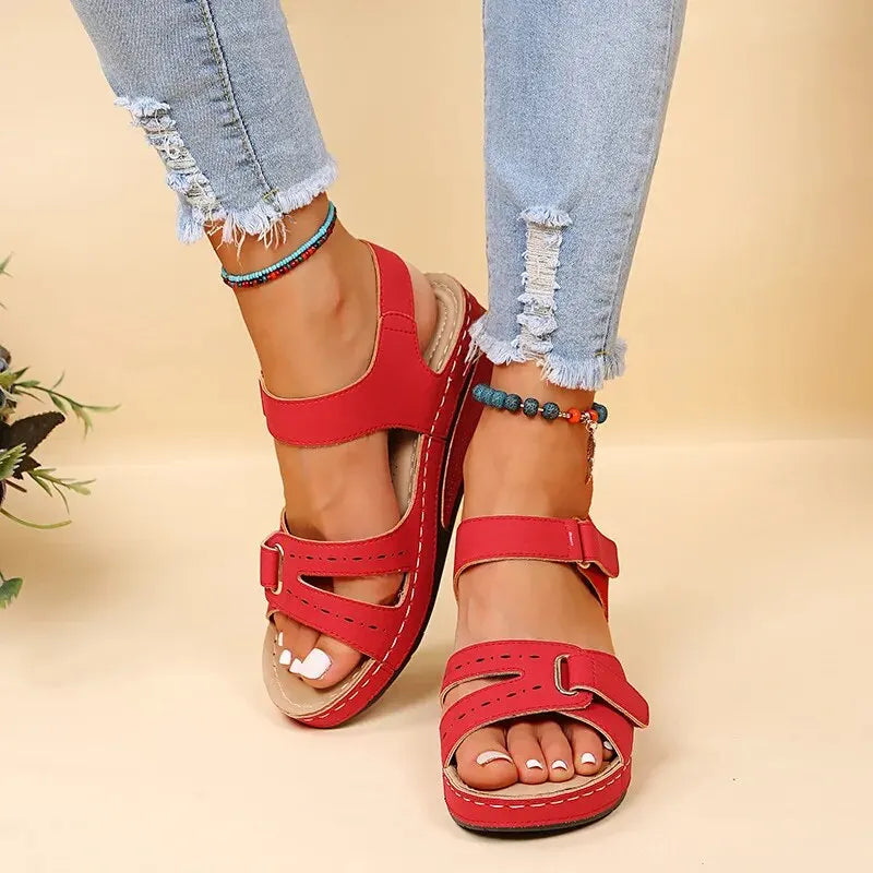 Summer Wedge Sandals for Women 2023 New Fashion Non Slip Beach Shoes Woman Lightweight Casual Platform Sandalias Mujer Plus Size