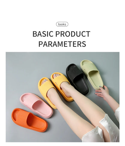 Step on the Sense of Shit Slippers Summer Home Wear Soft-soled Non-slip Shoes Eva Simple MEN'S Slippers