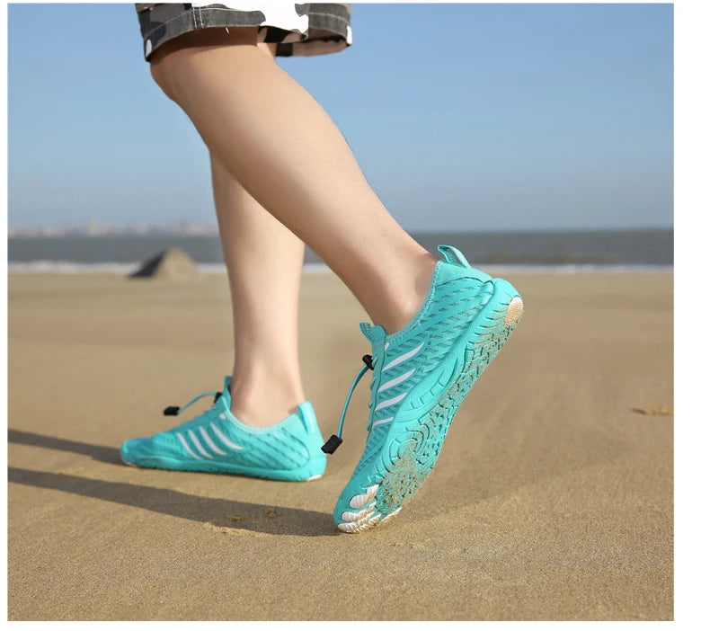 Water Shoes for Women Men Barefoot Shoes Upstream Breathable Beach Shoes Sport Shoe Quick Dry River Sea Aqua Shoes Sneakers