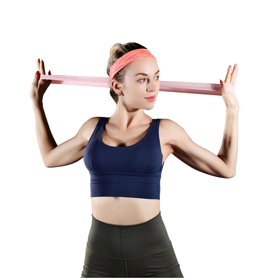 Fitness Elastic Resistance Bands Home training yoga sport resistance bands Stretching Pilates Crossfit Workout Gym Equipment