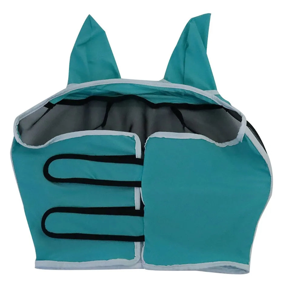 Anti-mosquito Horse Hood, Multi-size Breathable Horse Mask, Suitable for Small, Medium and Large Horses, Pasted to Prevent Mosqu