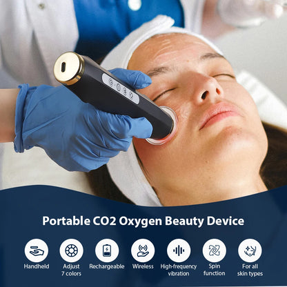 Oxygen Bubble Pen CO2 Oxygen Portable Facial Machine CO2 Gel Facial Skin Care Device Facial SPA CO2 Bubble Oxygen Beauty Machine