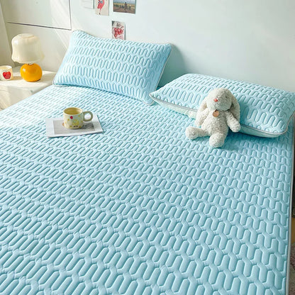 YanYangTian Thin Mattress Cover Summer Mat Dust Mat Air-conditioning Mattress Quilted Protector Bedding set girl bedroom 120 150