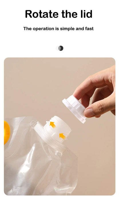 Grain Storage Bag Portable Insect Proof Moisture Proof Fresh Keeping Bag Recyclable Portable Transparent Grain Storage Bags